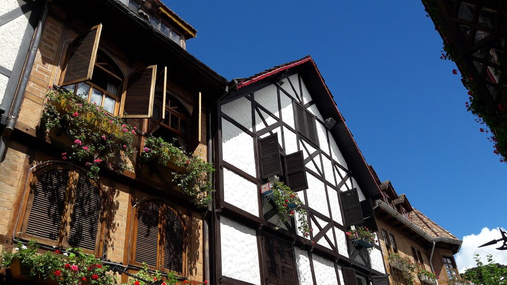swiss architecture characteristic buildings city campos jordao 146714 1184
